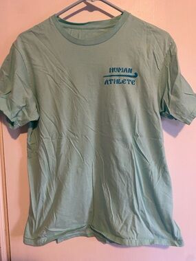 Human Athlete Mint Green Crewneck T-Shirt